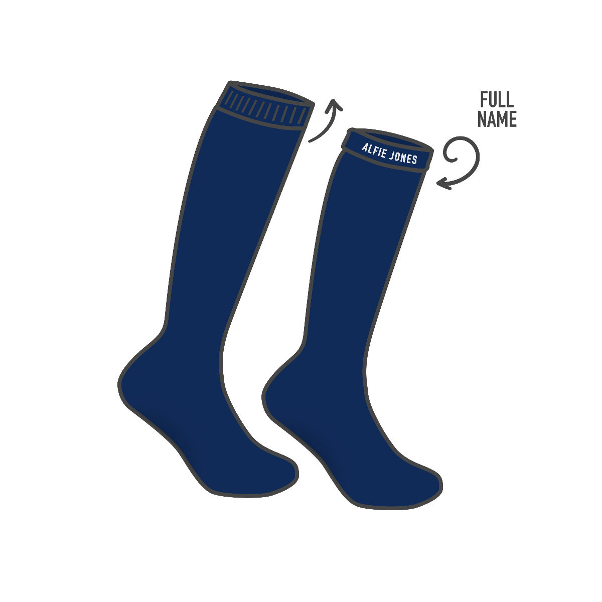 Men’s Knee High sock 5 pack